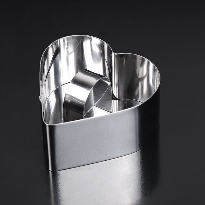 Ankoow Mousse Ring Cake Mold Stainless Steel Round Shape Kitchen DIY Bakeware Tools N13
