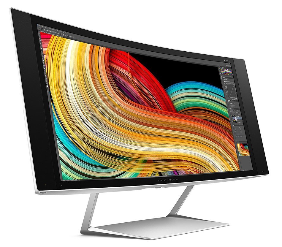 HP K1U77A8#ABA Z Display Z34c 34'' 1440p Quad HD LED-Backlit LCD Monitor, Black N2
