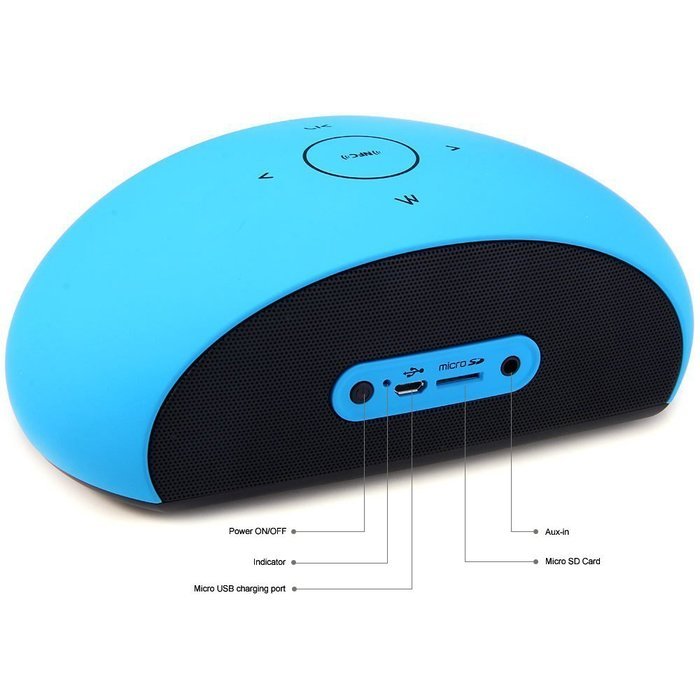 Efans Wireless SoundBox Bluetooth 3.0 + EDR Speaker Handsfree with NFC Function Blue N5