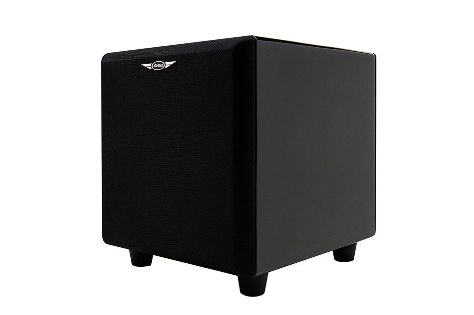 Earthquake Sound MiniMe P8 White Passive Tuned Mini Subwoofer (Piano White) N2