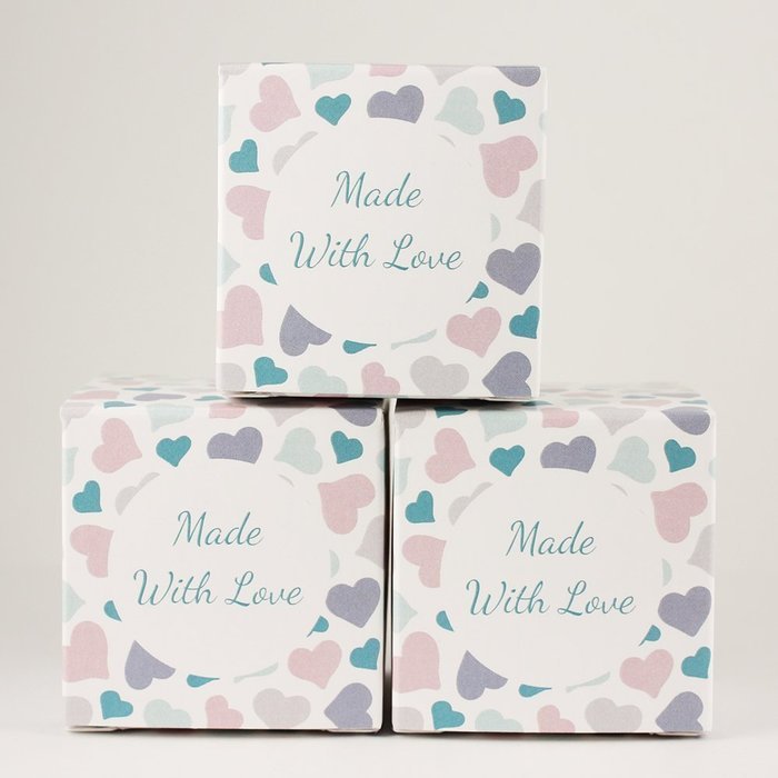 Made in USA - 2 Inch Cube Favor Box (2"x2"x2" 100 Boxes) Wedding Favor, Birthday Favor, Baby Shower Favor, Bridal... N49