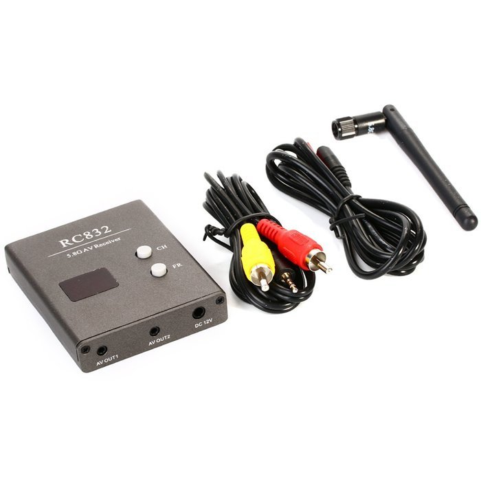 Boscam RC832 5.8G 32Ch Channels Wireless AV Receiver for FPV Airplane RC RC077 N2