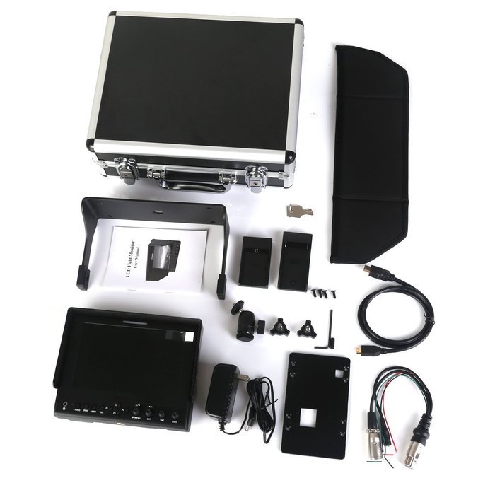 LILLIPUT Latest version 663/S2 7" IPS 3G-SDI HDMI In Out HD Peaking Monitor BMCC for DSLR & Full HD Camcorder... N4