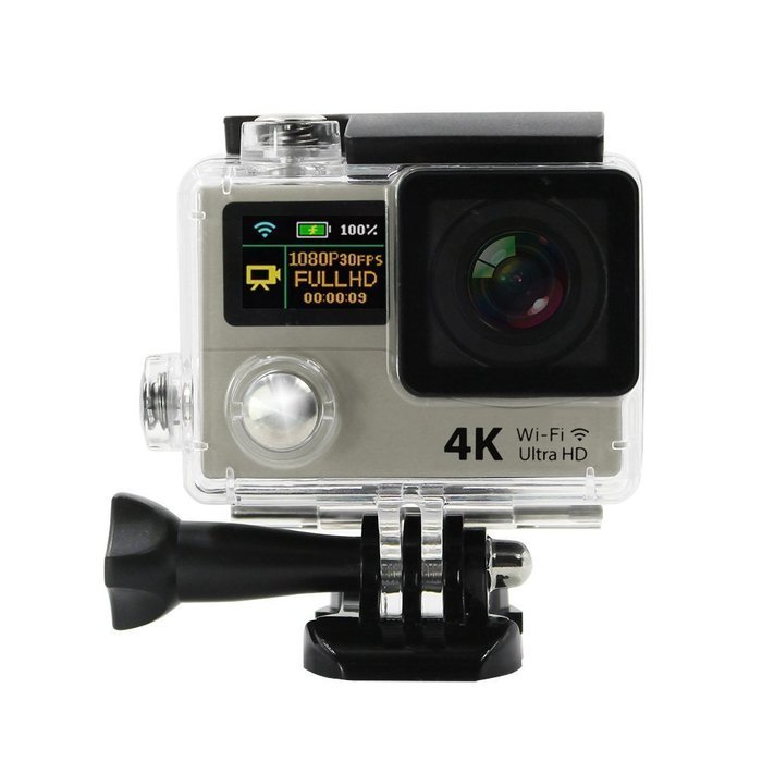 YELIN Dual Screen Ultra Slim 2-inch TFT LCD+0.95 OLED Status Screen Action camera 4K 170 degree 6G Ultra-wide... N5