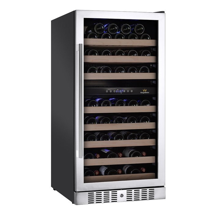 73 BOTTLE DUAL ZONE WINE REFRIGERATOR