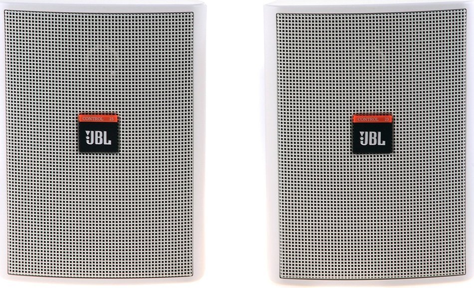 JBL Control 23 Surface Mount Speaker 2 Way 3.5 Inch Woofer 50-Watts Power Capacity White- PRICED AND SOLD AS A...