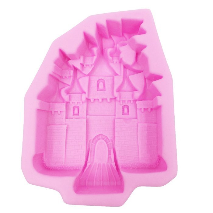 3D Large Castle Silicone Cake Decorating Moulds, Sugarcraft Fondant Gunpaste Cake Decoration Cupcake Topper Icing...