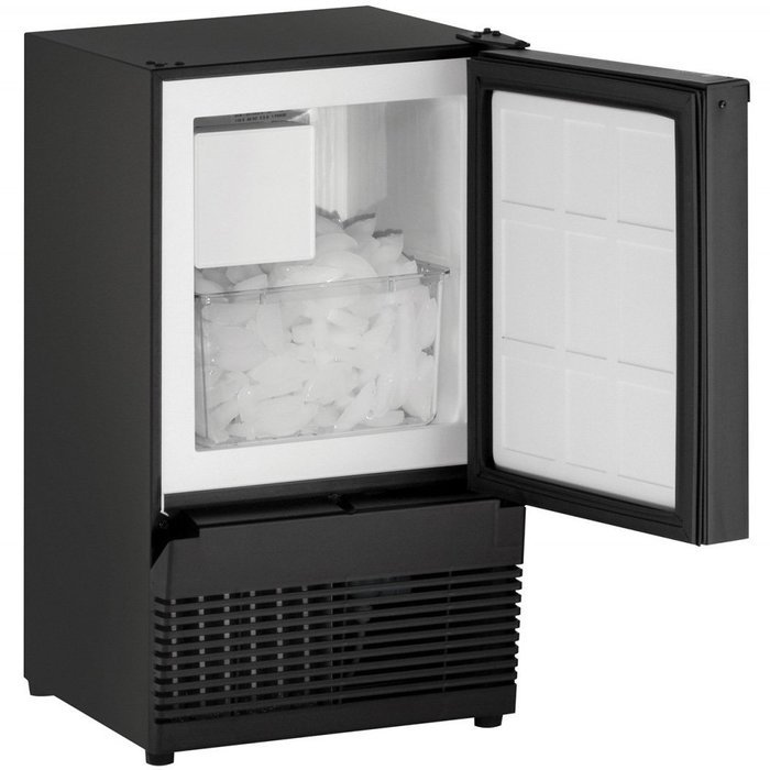 ADA Series 25 lb Crescent Crescent Ice Maker Finish: Black