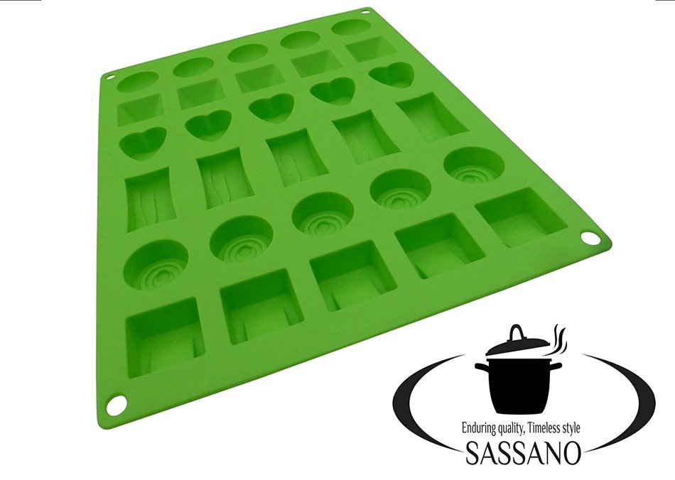 Silicone Chocolate Candy Molds, Quality Candy Molds For Making Homemade Candy, Gummy, Jelly & Heart Shaped Ice... N5