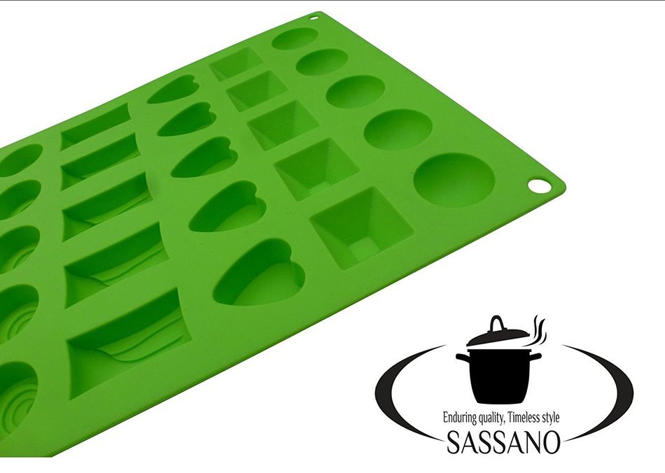 Silicone Chocolate Candy Molds, Quality Candy Molds For Making Homemade Candy, Gummy, Jelly & Heart Shaped Ice... N6