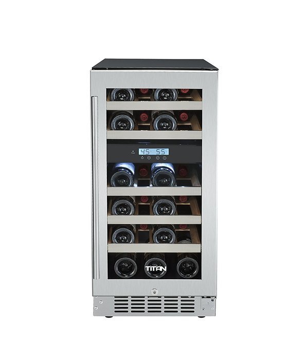 23 Bottle Dual Zone Built-In Wine Refrigerator
