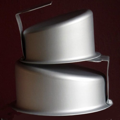 Round Topsy Turvy Cake Pan 10" & 12" Set N2