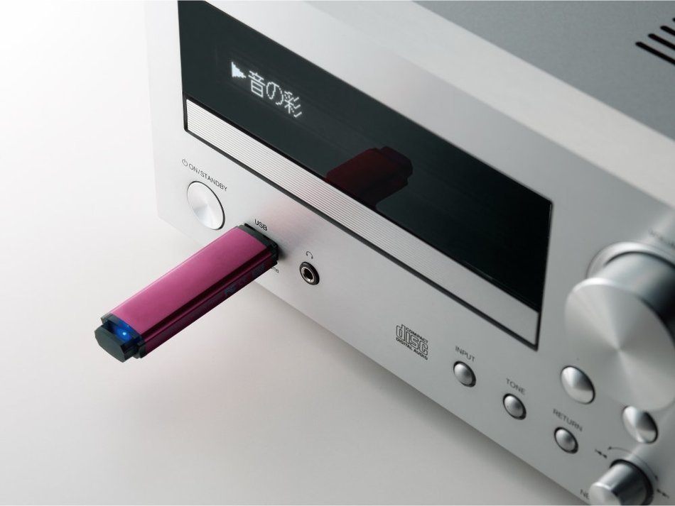 ONKYO Network CD Receiver Silver CR-N755 (S)