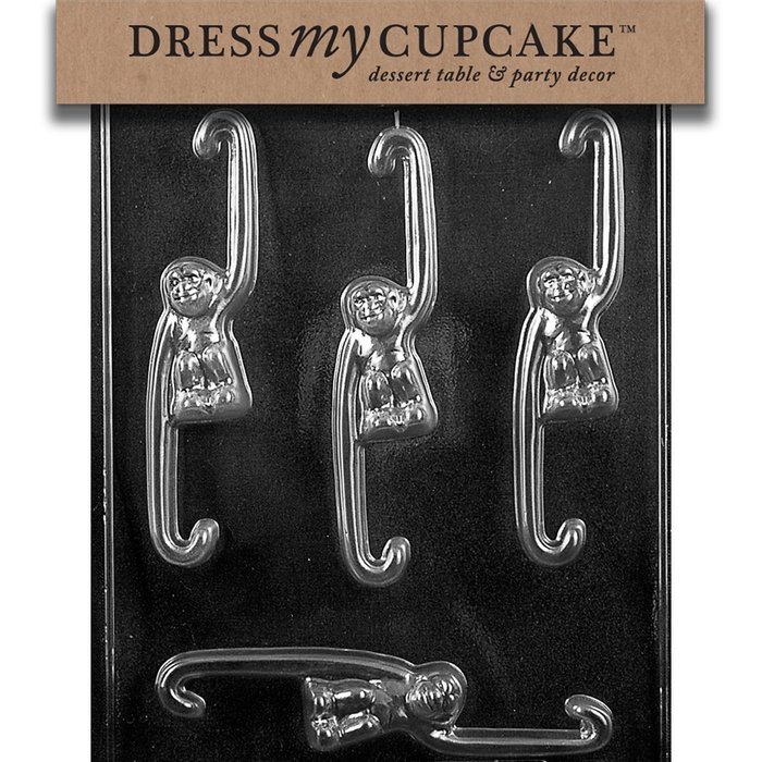 Dress My Cupcake Chocolate Candy Mold, Hanging Monkeys