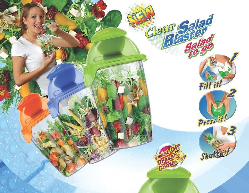 Chef Salad Blaster 40 oz Bowl Colors May Vary N6