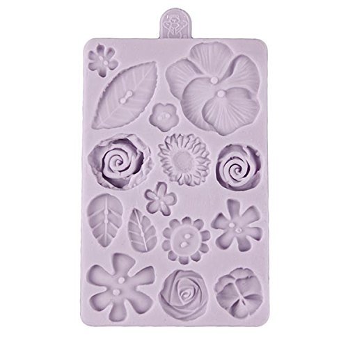 Flower Button Mold by Karen Davies