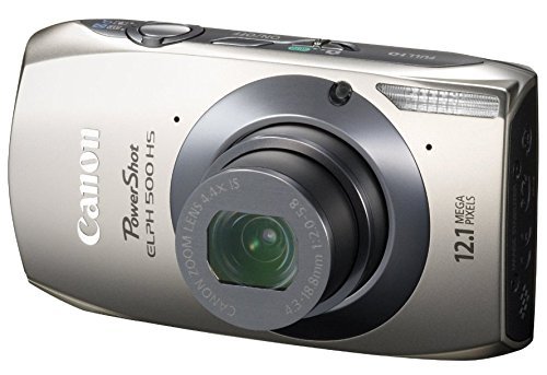 Canon PowerShot 5128B001 500 HS Digital ELPH Camera - 12.1 Megapixels - 4.4x Optical Zoom/4x Digital Zoom - 3.2...