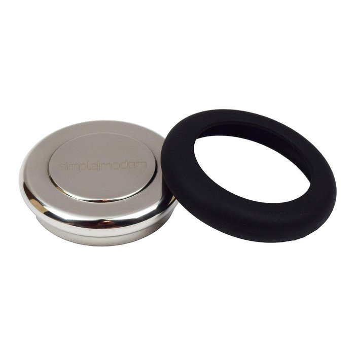Simple Modern Tea Infuser 304 Stainless Steel Extra-Fine Brew-in-Mug Tea Strainer with Silicone Lined Lid - Best... N11