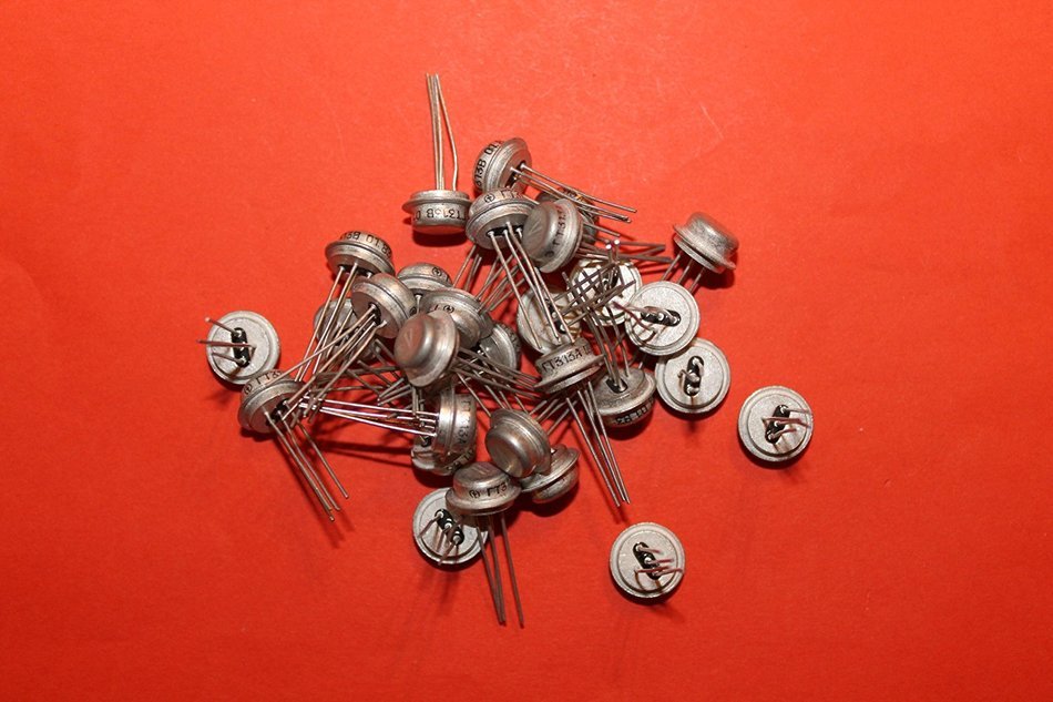 Transistors Germanium GT313A (1T313A) analogue 2N1743, 2N502A, 2N502B USSR 15 pcs