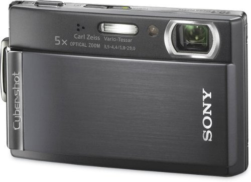 Sony Cybershot DSCT300/B 10.1MP Digital Camera with 5x Optical Zoom with Super Steady Shot (Black) N5