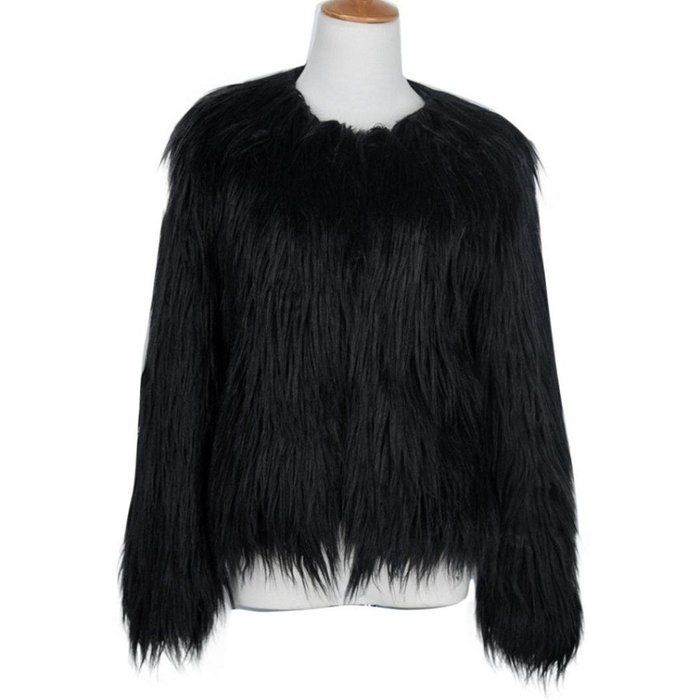 Outerwear,Morecome Ladies Warm Faux Fur Fox Coat Jacket Winter Outerwear N6