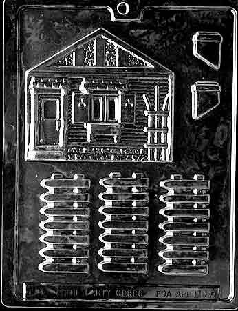 HOUSE & ACCESSORIES - PC. 1 Miscellaneous Candy Mold Chocolate