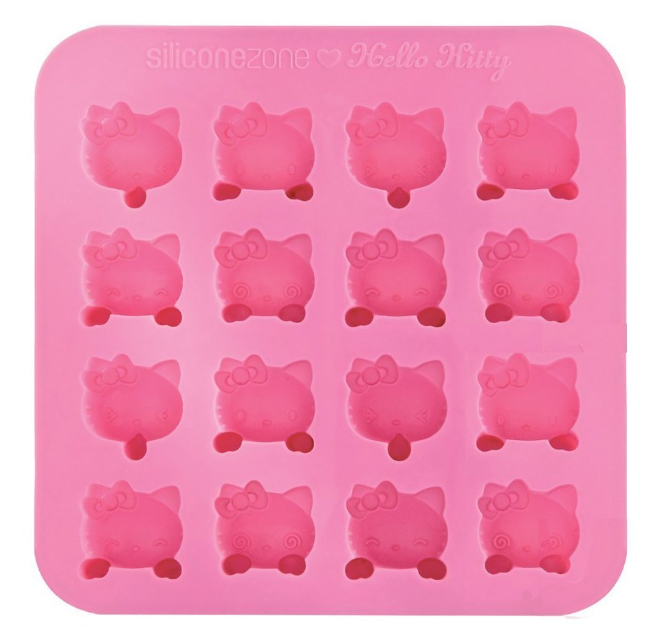 Siliconezone My Animals Collection 6.9" Non-Stick Silicone Panda Chocolate Mold, Green N26