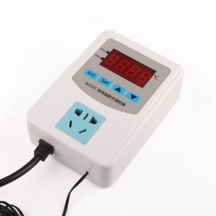 RioRand&reg; AC 220V Digital Electric Heating/Cooling Thermostat Temperature Controller With NTC Waterproof Sensor...