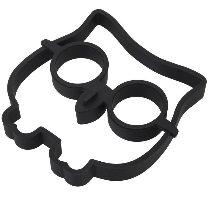 Jumbl&trade; Silicone Egg Mold Ring & Egg Yolk Separator - Egg Molds Available in Exciting Novelty Shapes Such as Owl... N4