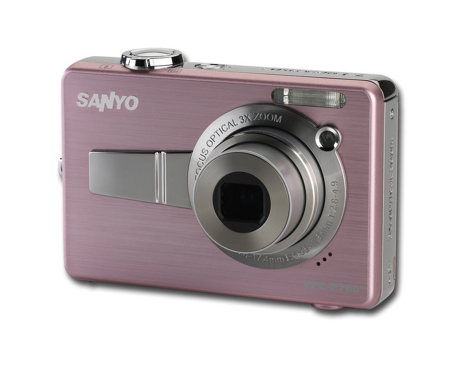 Sanyo E760 7.1MP Digital Camera with 3x Optical Zoom (Pink)