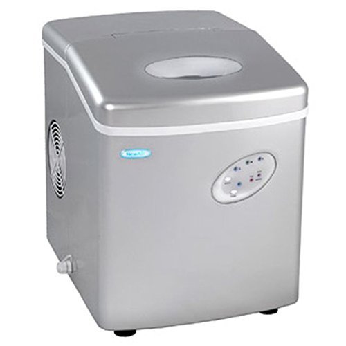 NewAir Appliance Silver Portable Ice Maker with Scoop N4