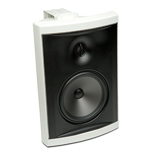 Denon HEOS Wireless Amplifier Bundle with Boston Acoustics Voyager 70 Outdoor Speakers (White)