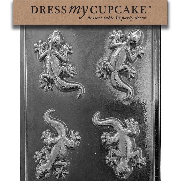 Dress My Cupcake Chocolate Candy Mold, Lizard