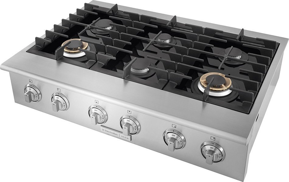 Electrolux ICON Professional E36GC76PPS 36" Pro-Style Rangetop with 6 Sealed Burners N3