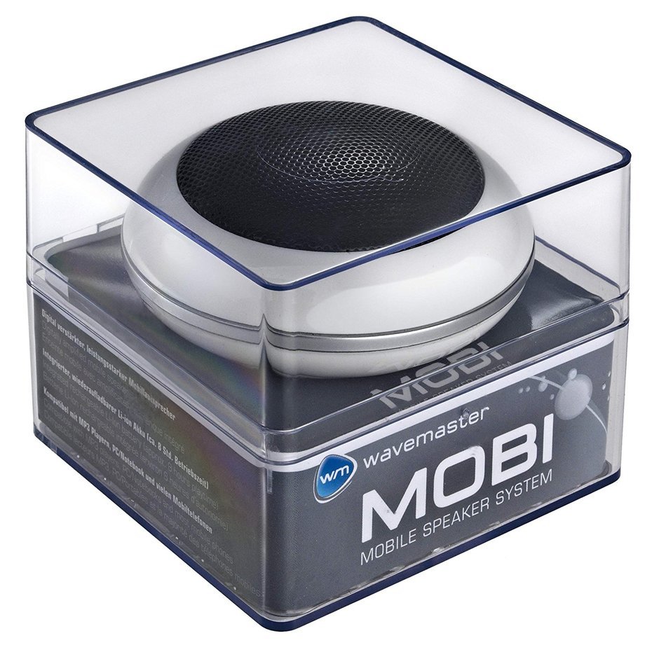HIS PSMOBIWH Wavemaster MOBI Portable Speaker (White)