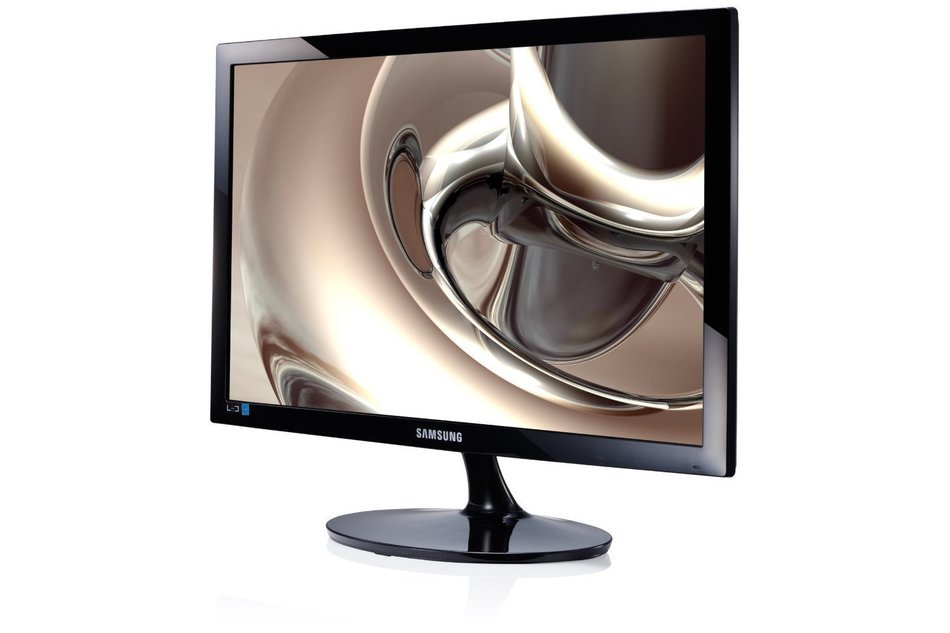 Samsung Simple LED 24" Monitor S24D300H with High Glossy Finish Certified Refurbished N2