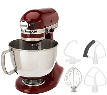 KitchenAid 5 qt. 325 Watt Tilt Head Stand Mixer w/ Flex Edge gloss cinnamon