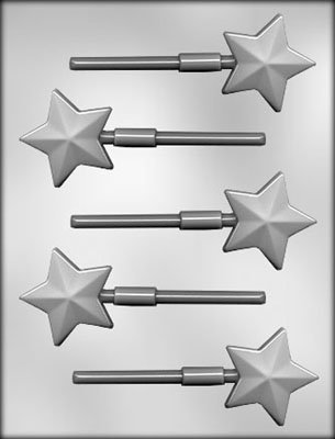CK Products 2-Inch Faceted Star Chocolate Mold