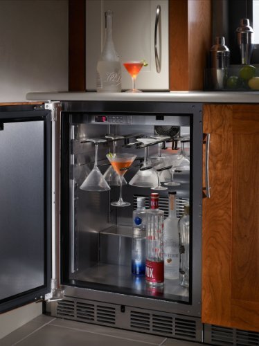 Perlick HP24FS-3-1R 24" Indoor-Use Built-in Undercounter Freezer with Rapidcool Forced Air Refrigeration System...