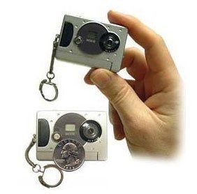 3-in-1 Mini Keychain Digital Camera - Still Camera, Video Camera and Web Camera all in 1