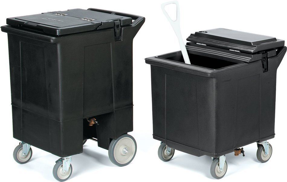 Carlisle Cateraide Mobile Ice Bin Caddy, Portable Beverage Merchandiser N7