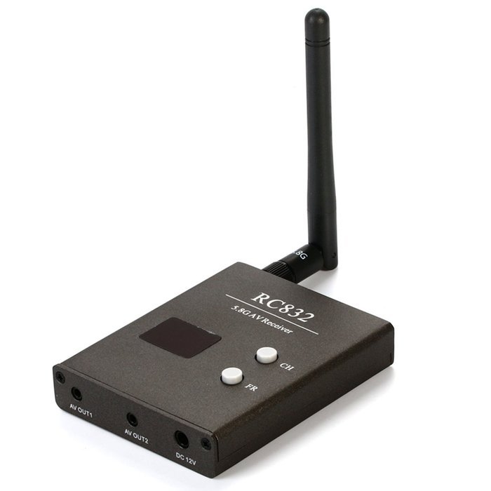Boscam RC832 5.8G 32Ch Channels Wireless AV Receiver for FPV Airplane RC RC077 N4