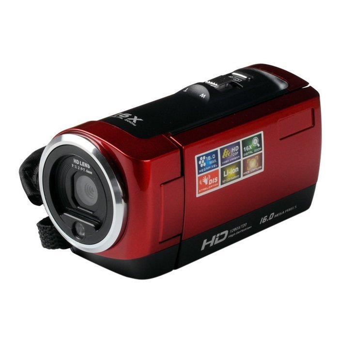 HD-C6 Hd 720p 16mp Digital Video Camcorder Camera Mini Dv 2.7'' TFT LCD 8 x Digital Zoom + Fashion Silicon Bracelet... N7