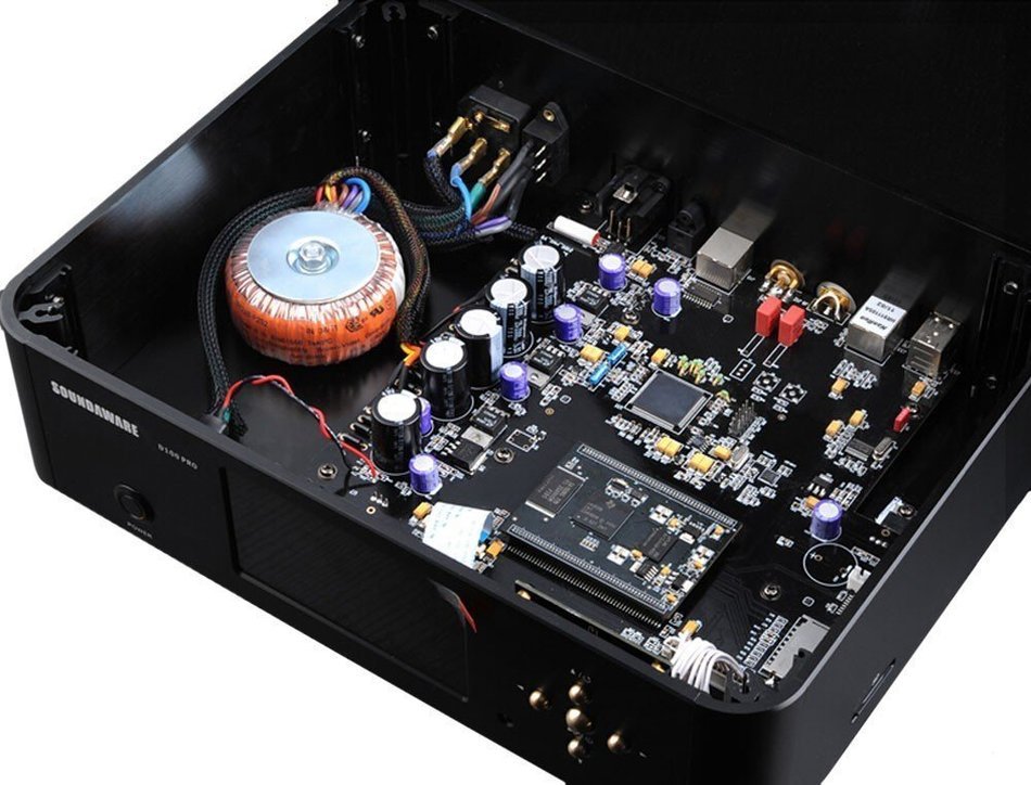 Soundaware D100Pro Deluxe 32bit 192 Khz, DSD/PCM Digital Streaming Audio Transport System N3