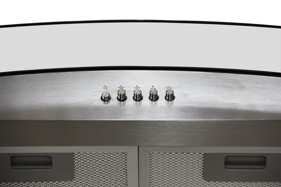 FIREBIRD New 30" European Style Wall Mount Stainless Steel Range Hood Vent W/Push Button Control FBTK-S307H-75 N4