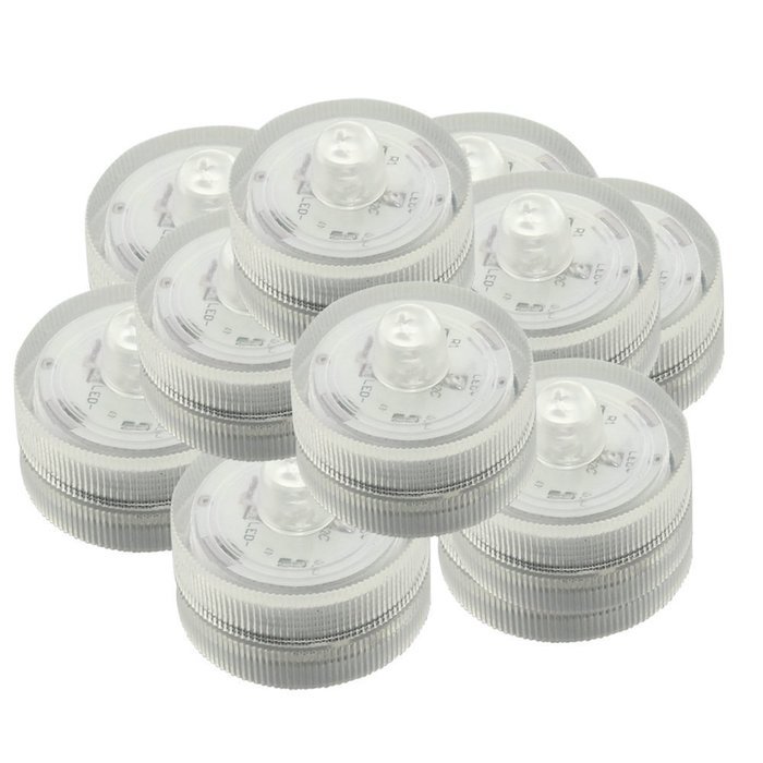 RioRand&reg; Set of 36 Submersible Waterproof Underwater LED Candles Famaless Safety Tea Lights for Decoration Wedding...