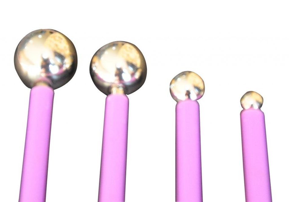 FOUR-C Steel Ball Tools Cake Modeling Tools Cake Tools Color Purple