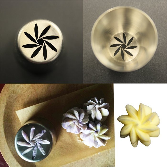 TANGCHU Russian Piping Tips 28PCS/SET Stainless Steel Large Size Icing Syringe Set Ball Nozzles DIY Coupler Nozzle... N22