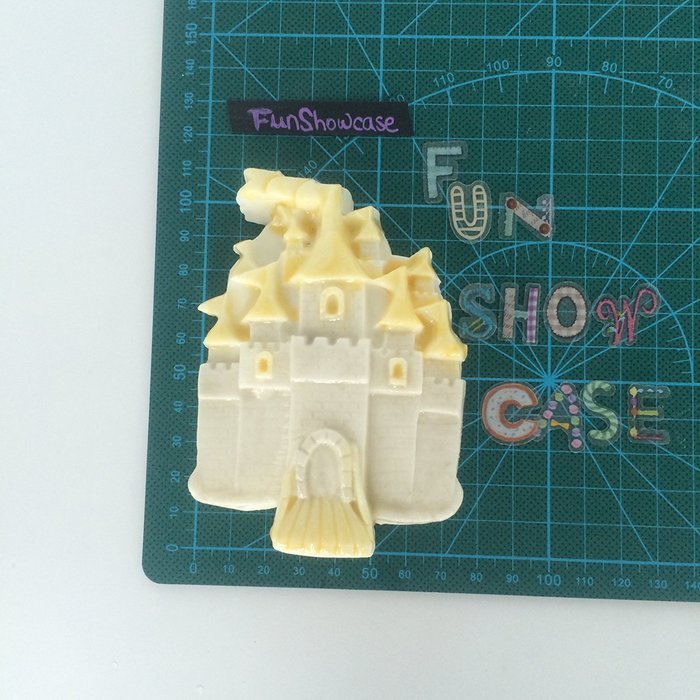3D Large Castle Silicone Cake Decorating Moulds, Sugarcraft Fondant Gunpaste Cake Decoration Cupcake Topper Icing... N3