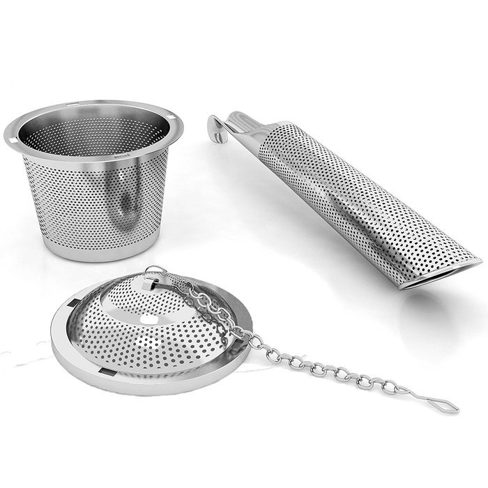 Luxury Tea Infuser & FREE Tea Stick Set by Zamzia - Ideal for Loose Leaf Tea & Travel Mugs &ndash; Easy to Clean & Use... N4